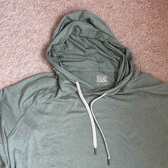 32 Degrees Sage Green Men's Hoodie - Picture 4 of 4
